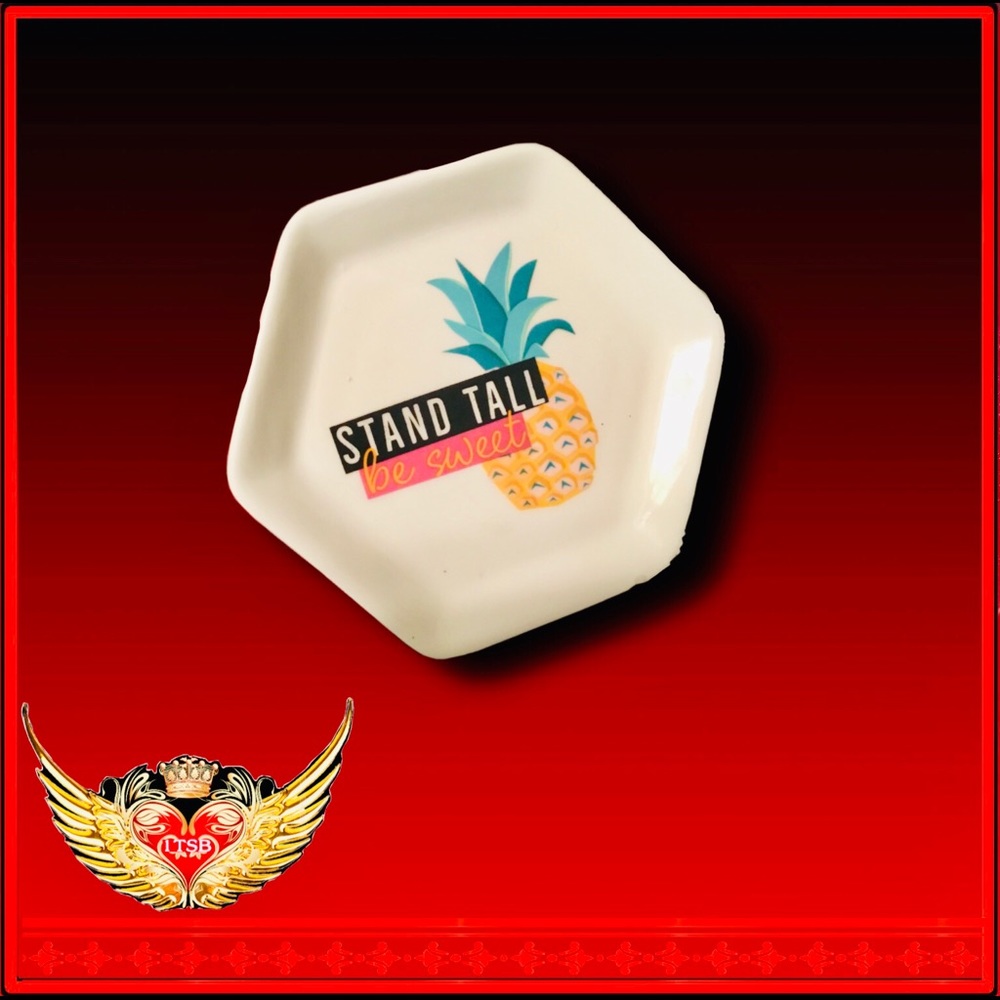 🆕❤️🖤 TeamSexyBrain Be Sweet Pineapple Trinket Tray